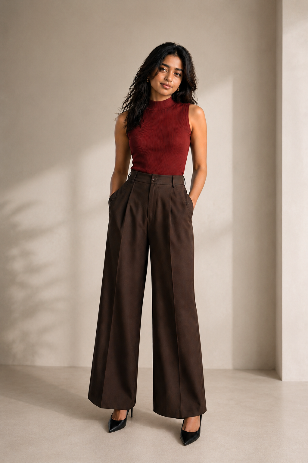 Cocoa Brown Trouser