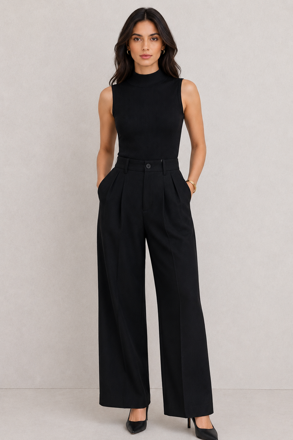 The Precision Trousers-Black