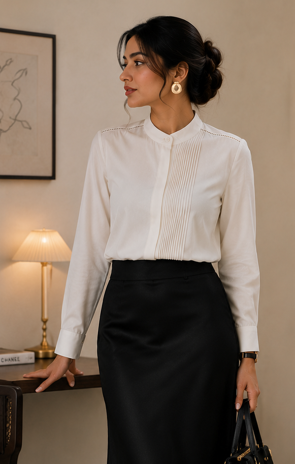 The Signature Pleat Shirt
