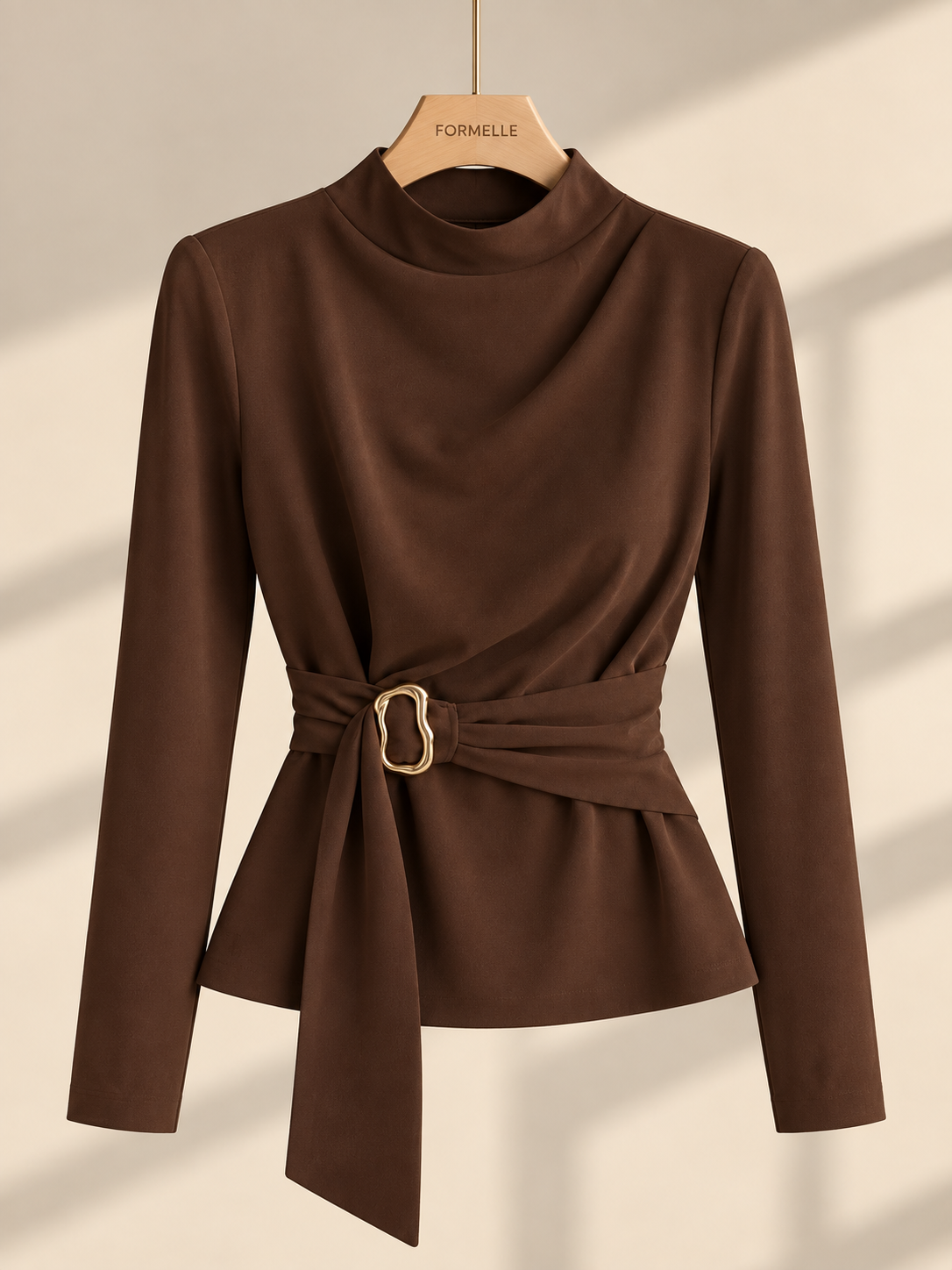 The Poise Brown Top
